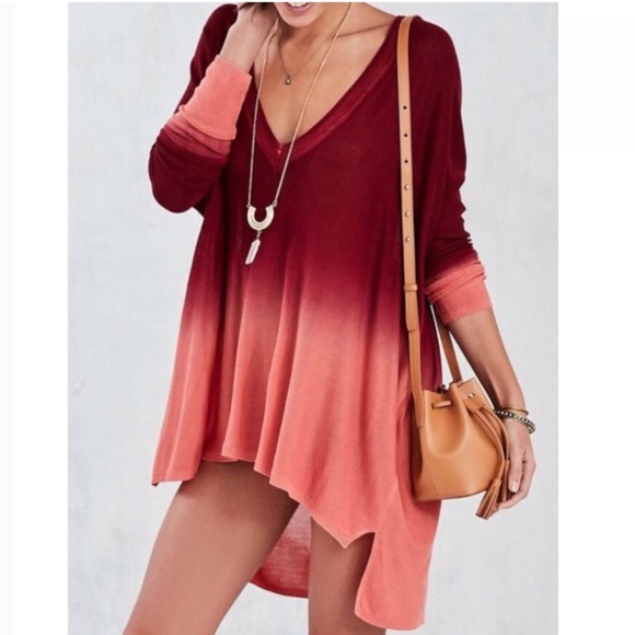 Urban Outfitters Sweaters - Urban Outfitters / Pins & Needles Orange Ombré XS